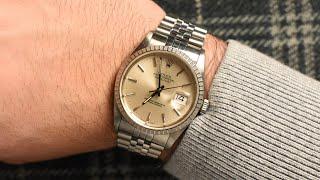 Why Does Nobody Want An Engine Turned Bezel? A Rolex Datejust 16220 Review | Wristwatch Check