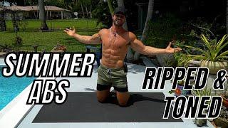 Get Ripped & Toned Summer Abs! (10 Minutes)