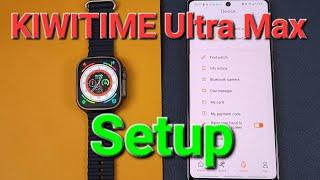 How KIWITIME Ultra Max Smartwatch Connect with Phone?Detailed Setup Guide-Bluetooth call Testing