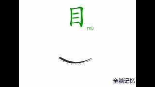 幼儿识字-目 Learning Chinese Character-eye