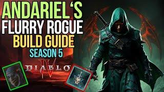 Poison Can't Be Stopped! Andariel's Flurry Rogue Build Guide - Season 5 Diablo 4