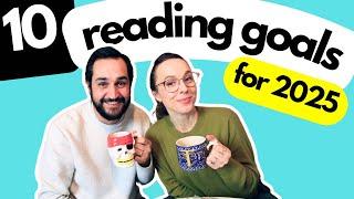 10 reading goals for 2025! #booktube