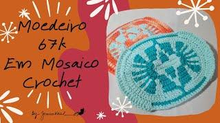 Moedeiro 67k em #mosaicocrochetbyjoanakalil