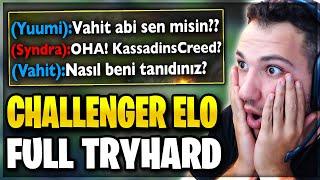 İFŞALANDIM! | TR Challenger Elo Beni Tanıyınca Herkes Tryhard Oynamaya Başladı | LoL