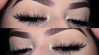 How to apply false eyelashes for beginners +tips | Kayla Martinez