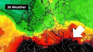Europe Weather | June 25 , 2025 , GFS Model in 850 hPa - Europe Temperature