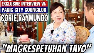 PASIG COUN. CORIE RAYMUNDO SHARES HER FEELINGS | THE INTERVIEW