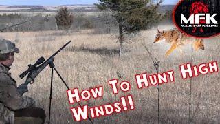 How To Hunt Coyotes In High Wind (DETAILED VOIVEOVER) MFK