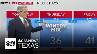 Cold weather continues in North Texas ahead of wintry precipitation