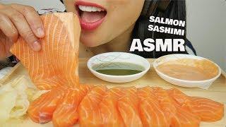 ASMR SALMON SASHIMI (INTENSE EATING SOUNDS) | SAS-ASMR