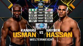 UFC Debut: Kamaru Usman vs Hayder Hassan | Free Fight