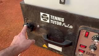 Tennis Tutor Pro Lite ball machine review