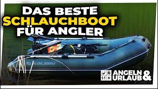 Das perfekte Schlauchboot für Angler! Boot, E-Motor, Echolot, Batterie und Co. im Praxis-Test!