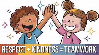 Kids Songs, Animations | Teamwork & Learning Respect & Kindness Through Working Together