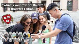 Asking Harvard Students Which Rolex Model They Like the Most *Surprising Result* 