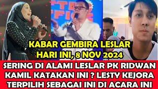 SERING DI ALAMI LESLAR PK RIDWAN KAMIL KATAKAN INI ? LESTY KEJORA TERPILIH SEBAGAI INI DI ACARA INI