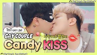 GayCouple Candy KISS  Challenge │사탕보다 달콤한 것은?│SUB