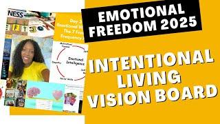 Day 3/7 Emotion Vision Board | Manifest Spiritual Life/Work Balance - Intentional Living Commitment