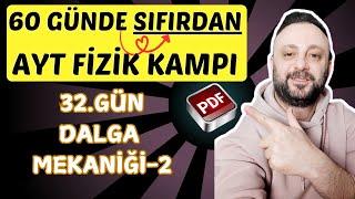 32.Gün | Dalga Mekaniği-2 | Su Dalgalarında Girişim | Deney |12.Sınıf AYT Fizik Kampı