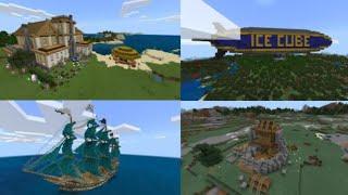 minecraft pocket edition Many Structures Function pack