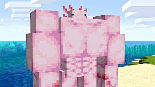 I made the Axolotl STRONG in Minecraft...