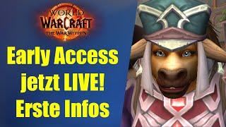 TWW Early Access jetzt LIVE - mehr Content spielbar als erwartet! | WoW News