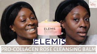 ELEMIS PRO-COLLAGEN ROSE CLEANSING BALM FIRST IMPRESSIONS | EVENING SKINCARE ROUTINE | byalicexo