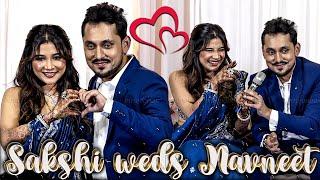 Love Story️Sakshi Agarwal Weds Navneet️Sakshi & Navneet Wedding | Biggboss Sakshi Agarwal Marriage