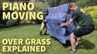 How to Move a Piano Across Grass & into a Truck - How to Secure a Piano in a Moving Truck Explained