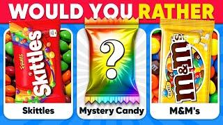 Would You Rather...? MYSTERY Dish  Sweets Edition | Daily Quiz