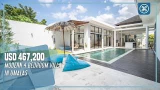 Modern Contemporary  4 Bedroom Villa in Umalas, Bali