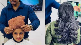 How to full layer haircut / easy way advance layers haircut / Rohit Haircut Tutorial