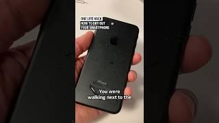 One Life Hack: How to dry out your smartphone