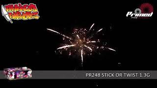 PRIMED PYROTECHNICS - STICK OR TWIST - HUGE CAKE FIREWORK