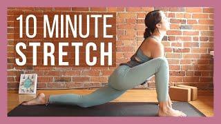 10 min Morning Yoga Full Body Stretch - Yoga with Kassandra