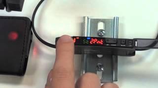 3. E3X-HD Fiber-optic Amplifier - Basic Calibration: Two-Point Tuning