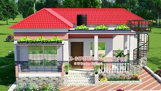 অল্প টাকায় নতুন টিনশেড বাড়ির ডিজাইন। Tin Shed house design in Bangladesh.