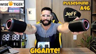 WISETIGER PULSESOUND A46 10W: Sim, Essa caixa de som FAZ MILAGRE! (Analise/Unboxing)