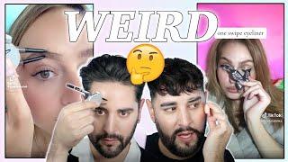 The Internet's WEIRDEST But Genius Makeup Tools!  The Welsh Twins