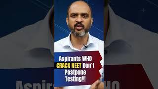 Most NEET Aspirants COMMIT this VERY BIG MISTAKE? CAUTION & WARNING!!!