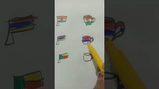 india vs other flag cup  #palak ' s drawing and comedy many activities#