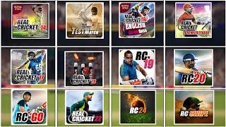 Evolution Of Real Cricket Mobile ( Real Cricket 14, 15, 16, 17, 18, 19, 20, 22, 24) Full Gameplay