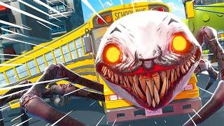 School Bus TRANSFORMS into ️SPIDER CHOO CHOO CHARLES  - COMPLETE EDITION (Part 3)