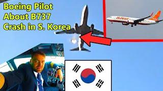 Pilot Blog | Airline Pilot about Crash of Jeju B737 at Muan | No gear | Bird Skrike | Concrete wall