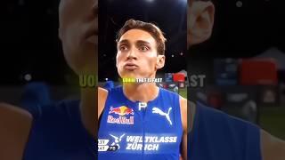 Pole Vaulter vs. Sprinter (Duplantis and Warholm 100m Sprint)