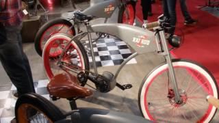 E-Bike Rat Rod , 100% electric motorbicycle , Motorbeurs Utrecht 2017