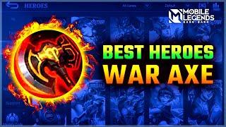 Best Heroes for War Axe | Mobile Legends