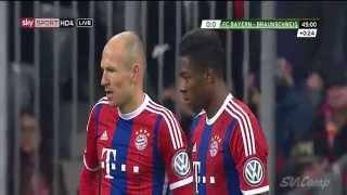 David Alaba Amazing Freekick vs. Braunschweig