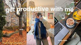 GET PRODUCTIVE WITH ME!! | university vlog ️️