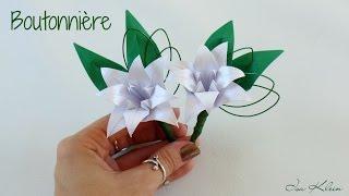 Isa Klein Tutorial 41: Boutonnière - Flor de Lapela